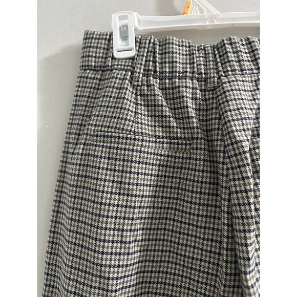 🔴Zara brown black high-waisted Houdstooth trousers size Small‎ - Picture 6 of 6